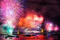 FW101 Fireworks, Sydney Harbour, New Years Eve